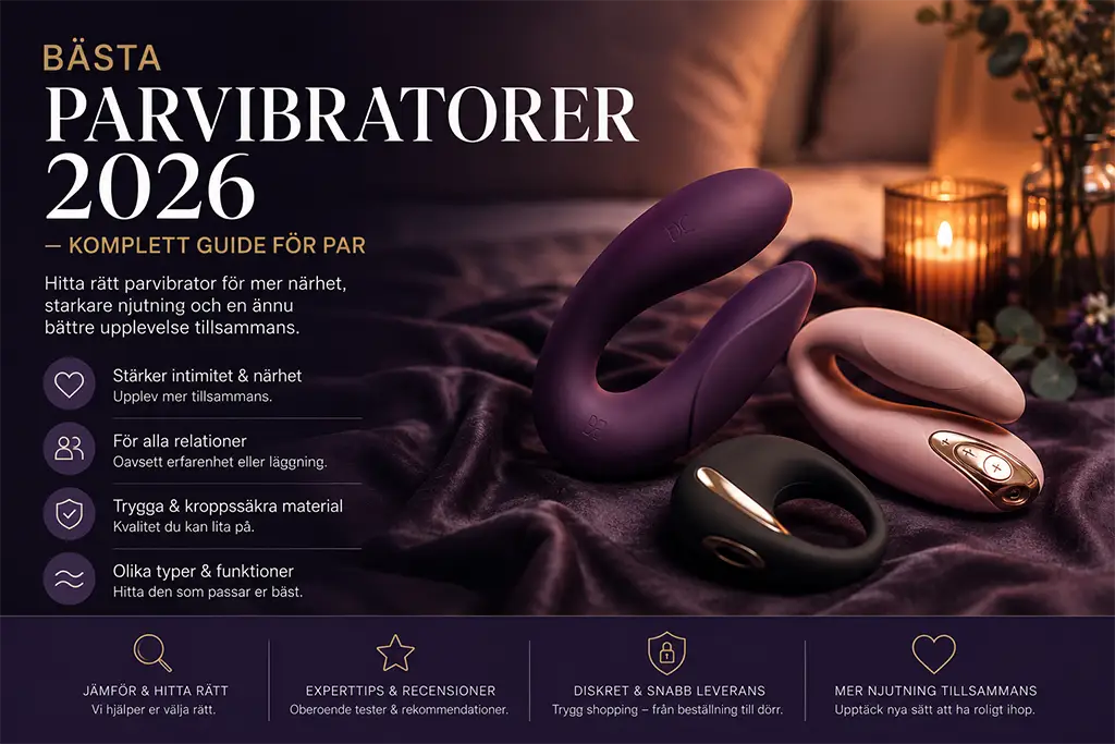 Bästa parvibratorer 2026 – komplett guide för par