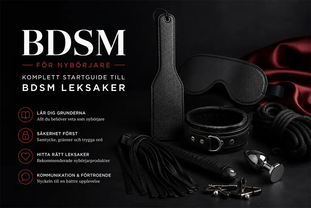 BDSM för nybörjare – komplett startguide till bdsm leksaker