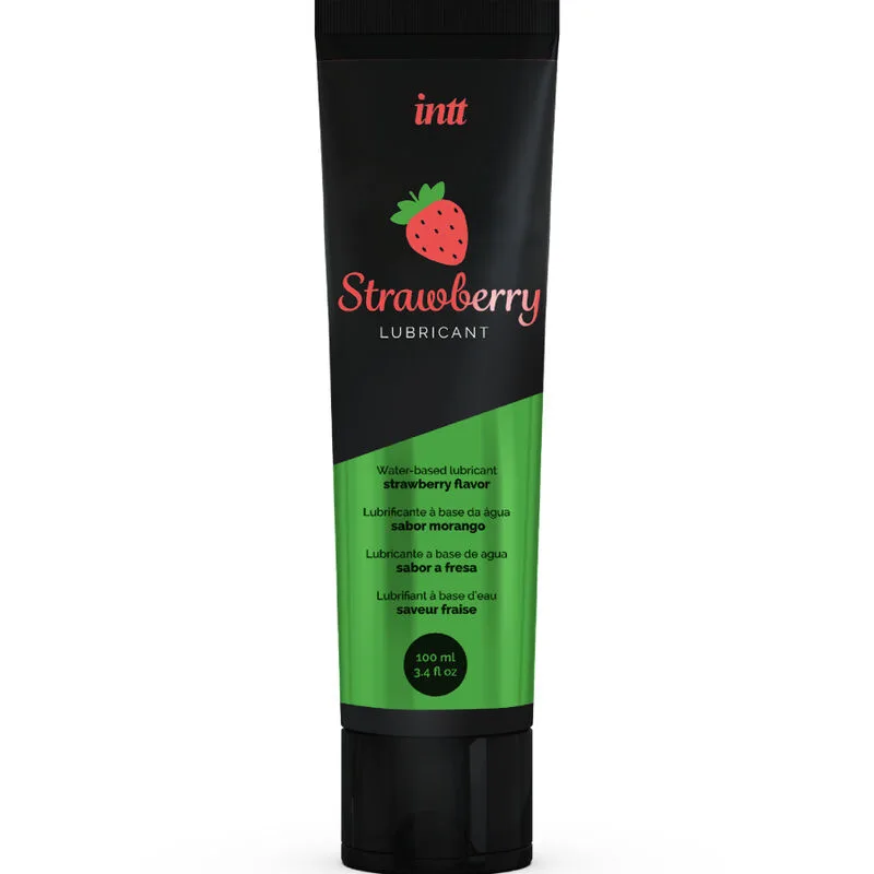 Intt Lubricants - Intimt Vattenbaserat Glidmedel med Jordgubbssmak