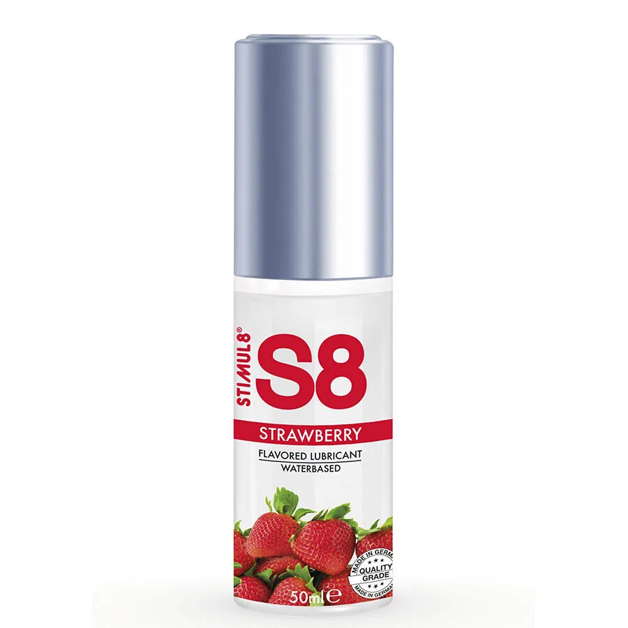 STIMUL8 - S8 Strawberry Flavoured Water-Based Personal Lubricant 50ml