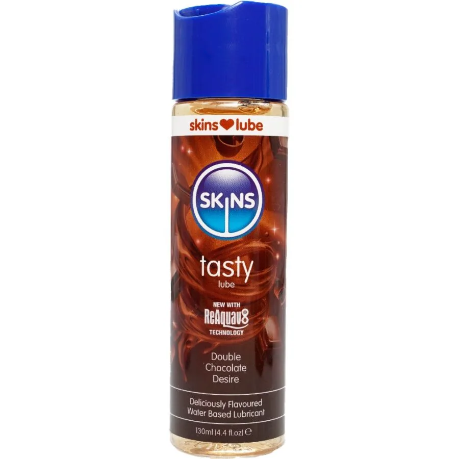 Skins - Tasty Water-Based Flavoured Lubricant Double Chocolate 130ml