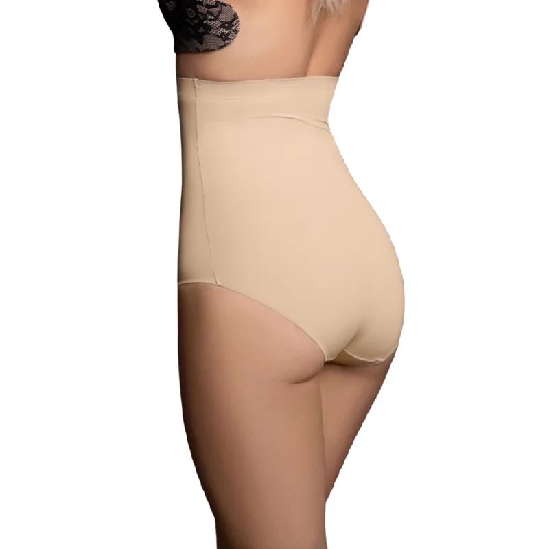 Bye-Bra Girdle Seamless High-Waist Shaping Panty – Beige, Size L