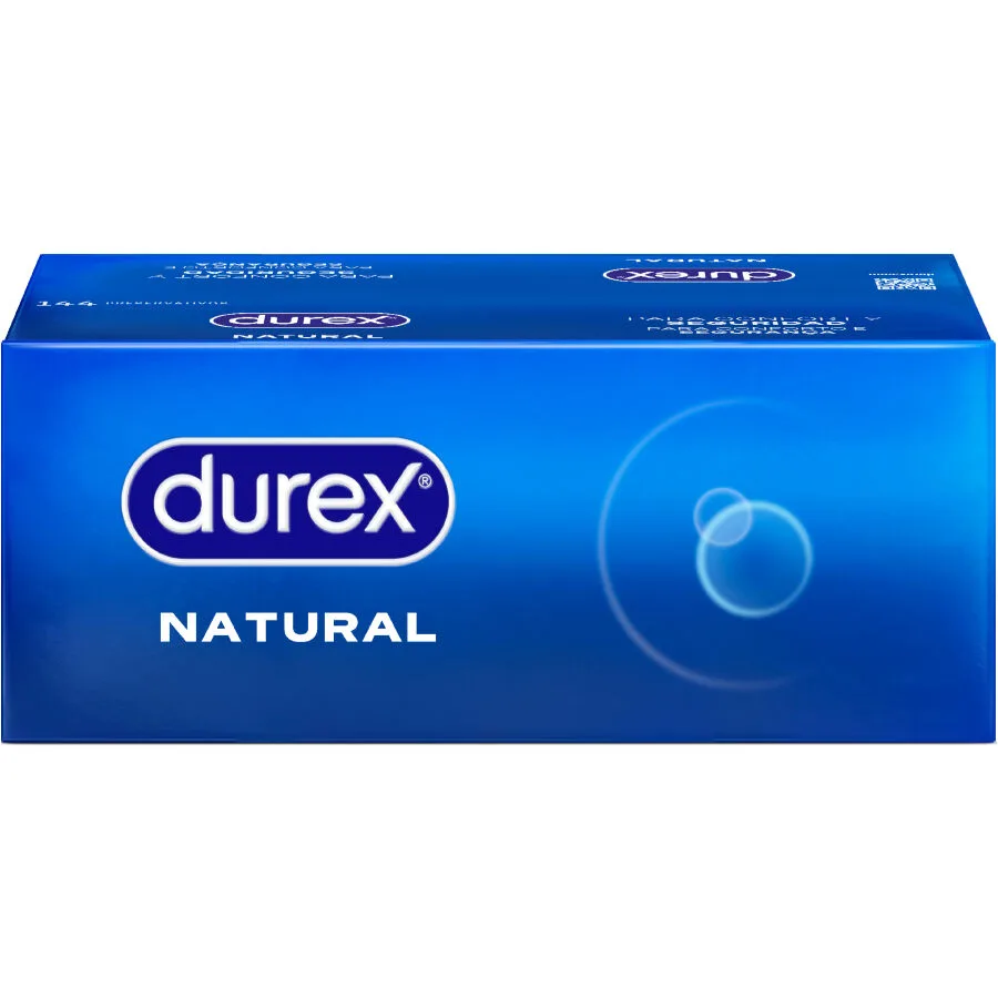 Durex Natural Comfort Latex Condoms – Bulk Box of 144 Units