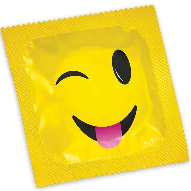 Pasante Smiley Face Kondomer – Storpack med 144 enheter