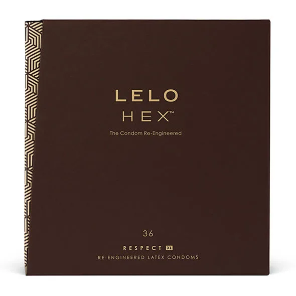 LELO HEX Respect XL Condoms – 36 Pack