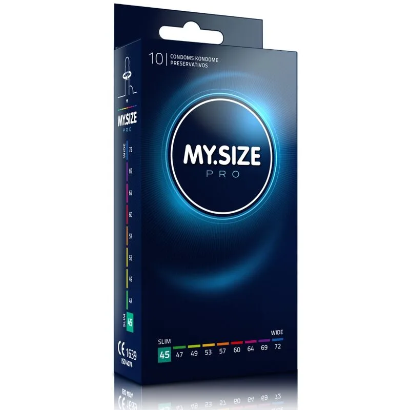 My Size Pro Condoms 45 mm – Snug Fit Condoms – 10 Pack