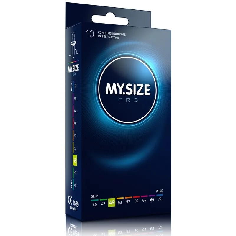 My Size Pro Condoms 49mm – Precision-Fit Protection, 10 Pack