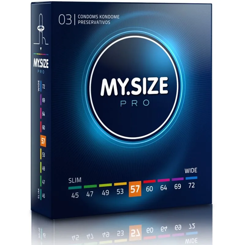My Size Pro Condoms 57 mm – Pack of 3