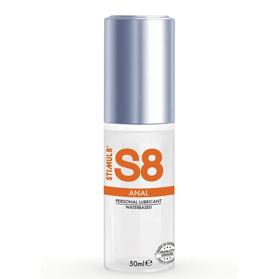 STIMUL8 - S8 Anal Lubricant 50ml | Water-Based Personal Lubricant for Anal Stimulation