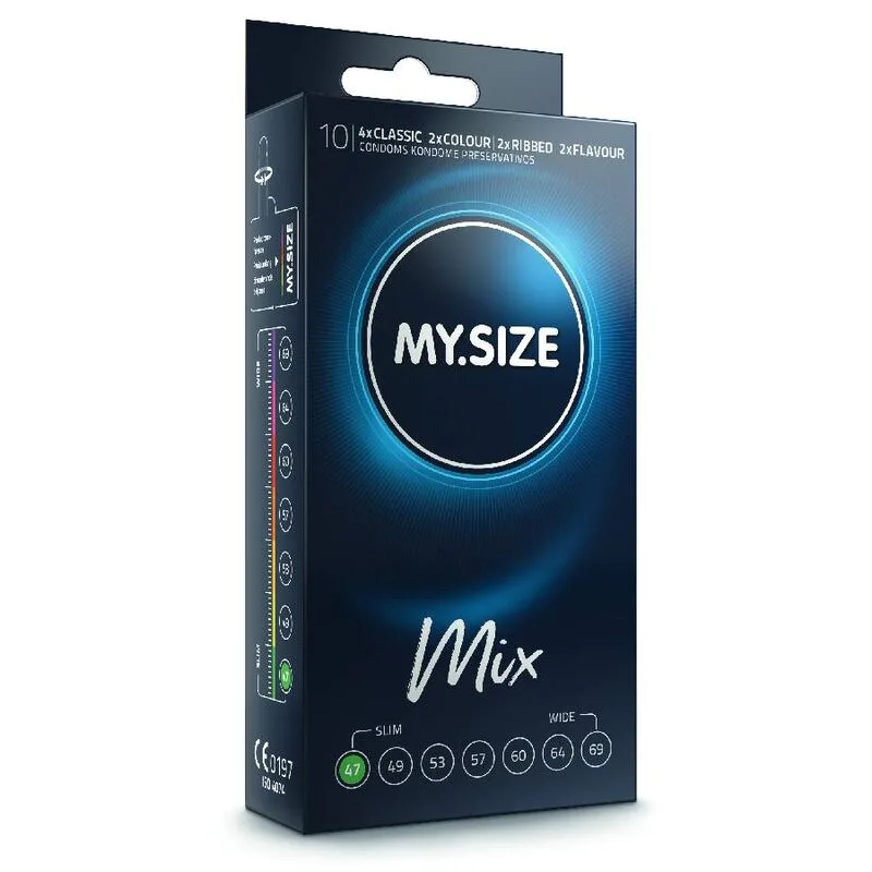 My Size - Mix Condoms 47 mm | Variety Pack | 10 Units