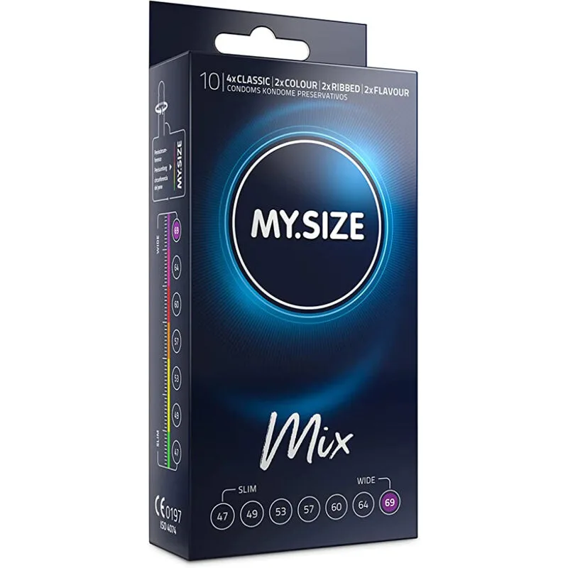 My Size - Mix Condoms 69mm | Variety Pack | 10 Units