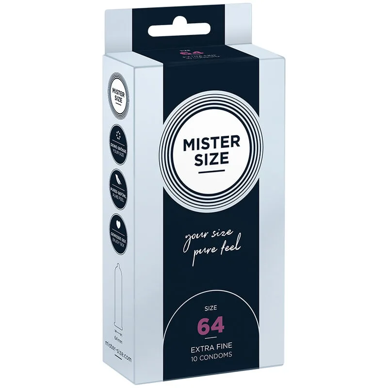 Mister Size - Premium Anpassade Kondomer XXL 64mm (10 st)