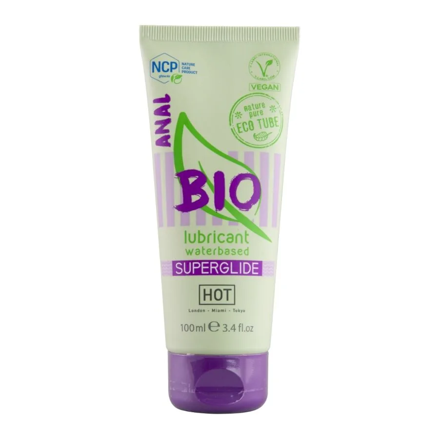 HOT Bio Water-Based Anal Lubricant – Organic & Vegan Formula | 100 ml