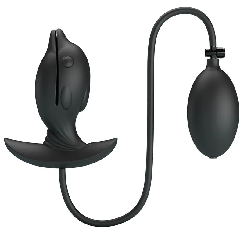 Pretty Love - Inflatable & Rechargeable Dolphin Anal Plug with Vibration