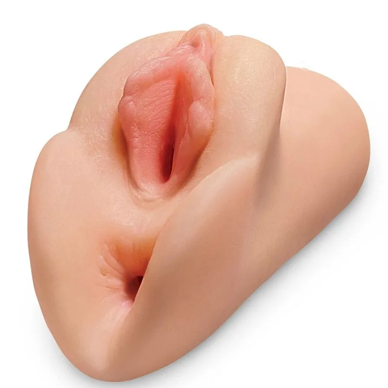 PDX Plus - Perfect Double Stroker Naturlig Vagina och Anus Onanileksak