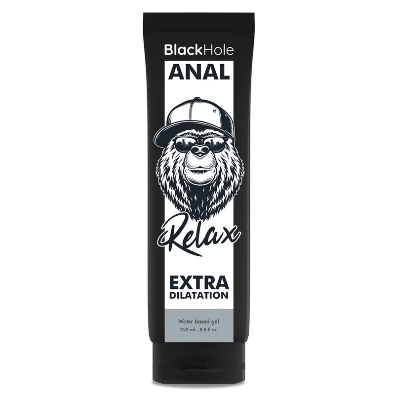 Black Hole Vattenbaserat Analt Avslappnings- och Dilateringsgelé – 250 ml