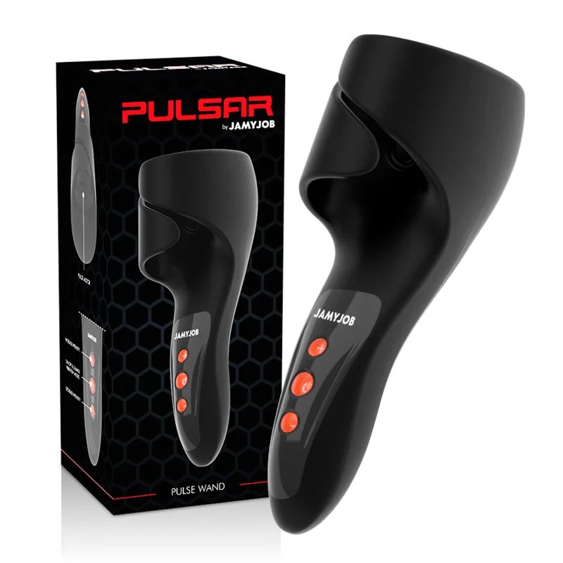 Jamyjob Pulsar Vibrerande & Pulserande Penisstimulator med 50 Sensationskombinationer