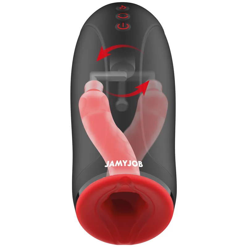 Jamyjob - Swing-R Male Masturbator with Heating Effect, Swing Technology & Vibration