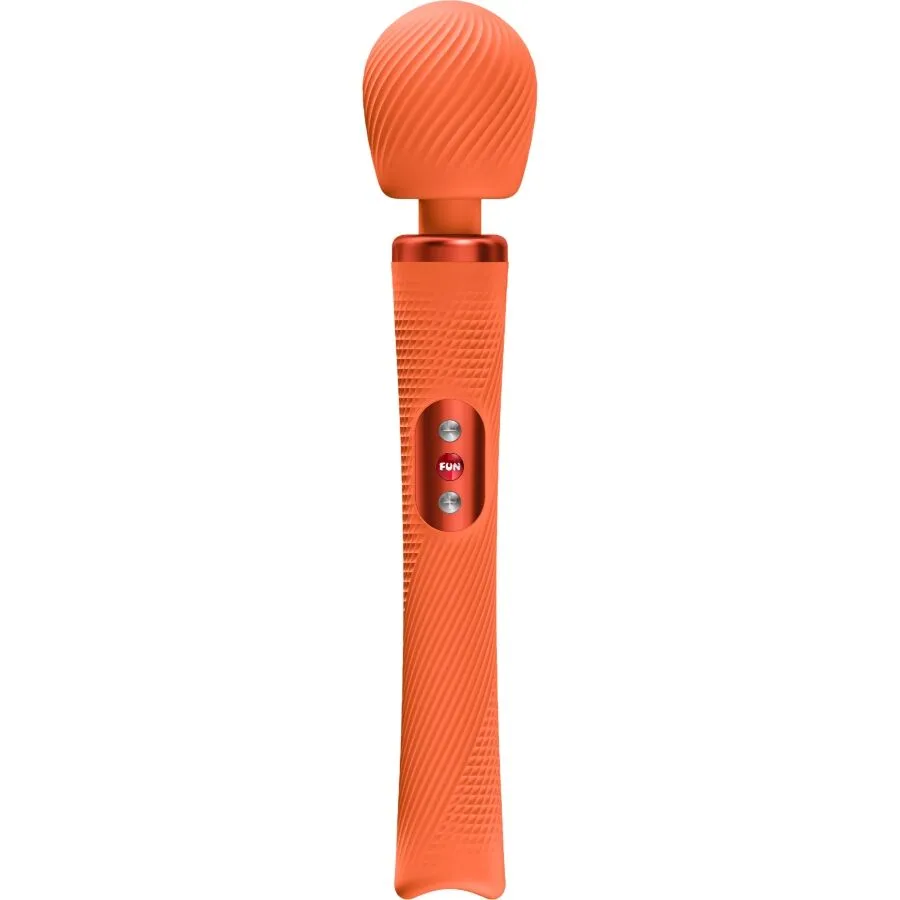 Fun Factory - VIM Wand Vibrator | Powerful Rechargeable Clitoral & Body Massager | Orange