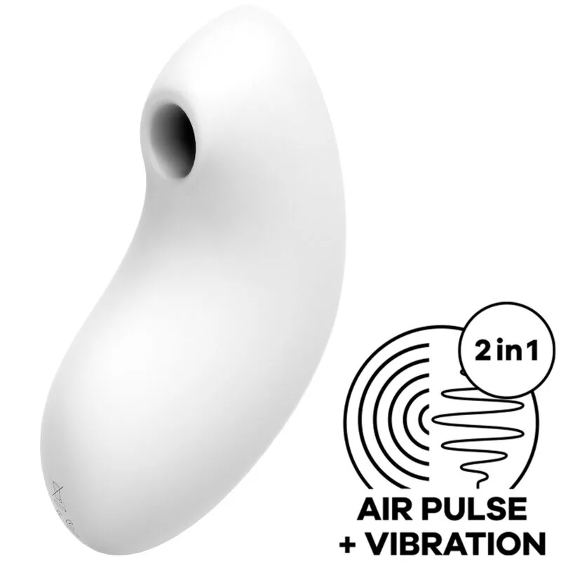 Satisfyer Vulva Lover 2 Air Pulse Stimulator & Vibrator – White