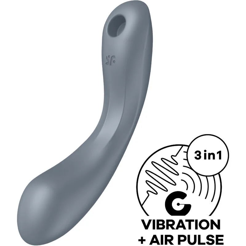 Satisfyer Curve Trinity 1 Luftpuls & Vibrationsstimulator – Grå