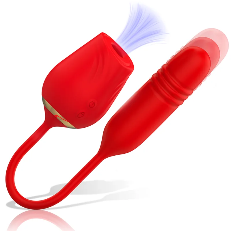 Mia Amalfi Double Pleasure Vibrator with Suction Stimulation and Stroking Motion