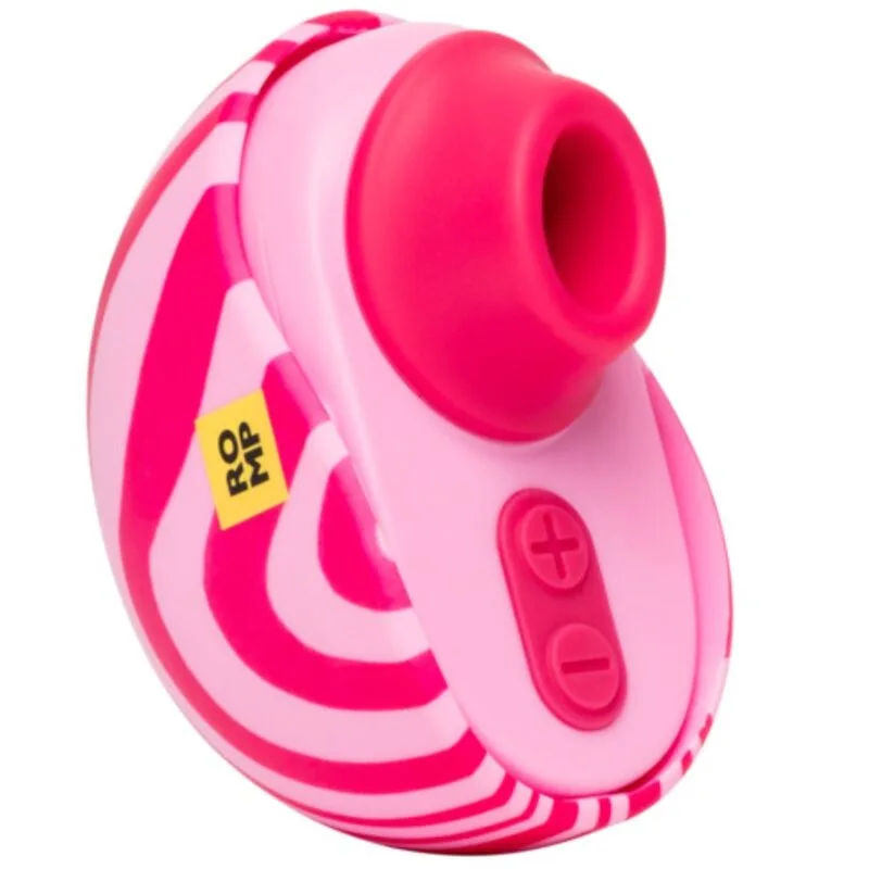 Romp Spin Klitorissug Vibrator med Roterande Skaft och Dubbel Stimulering