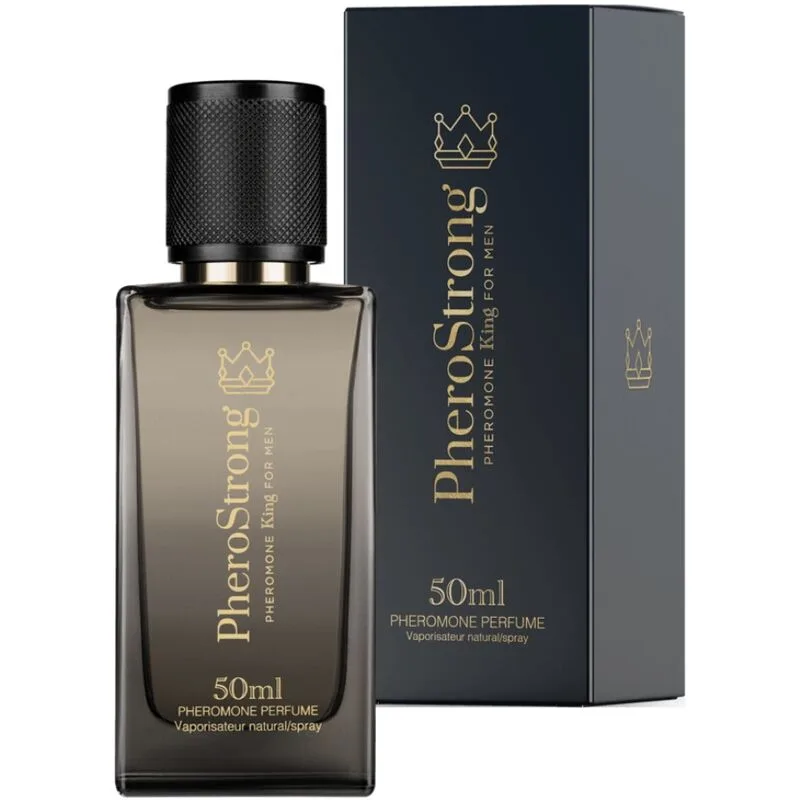 Pherostrong - Feromondoft King för Män 50ml | Woody Aromatisk Doft med Feromonkomplex