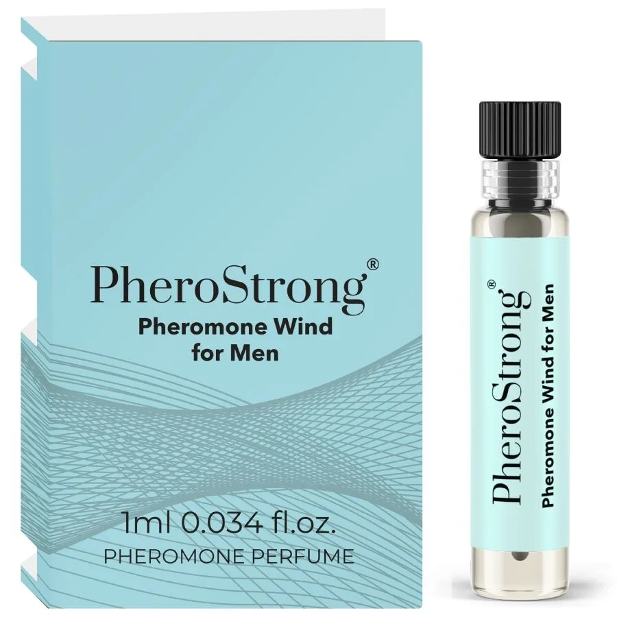 Pherostrong - Feromondoftvatten Wind för Män | 1 ML Provstorlek