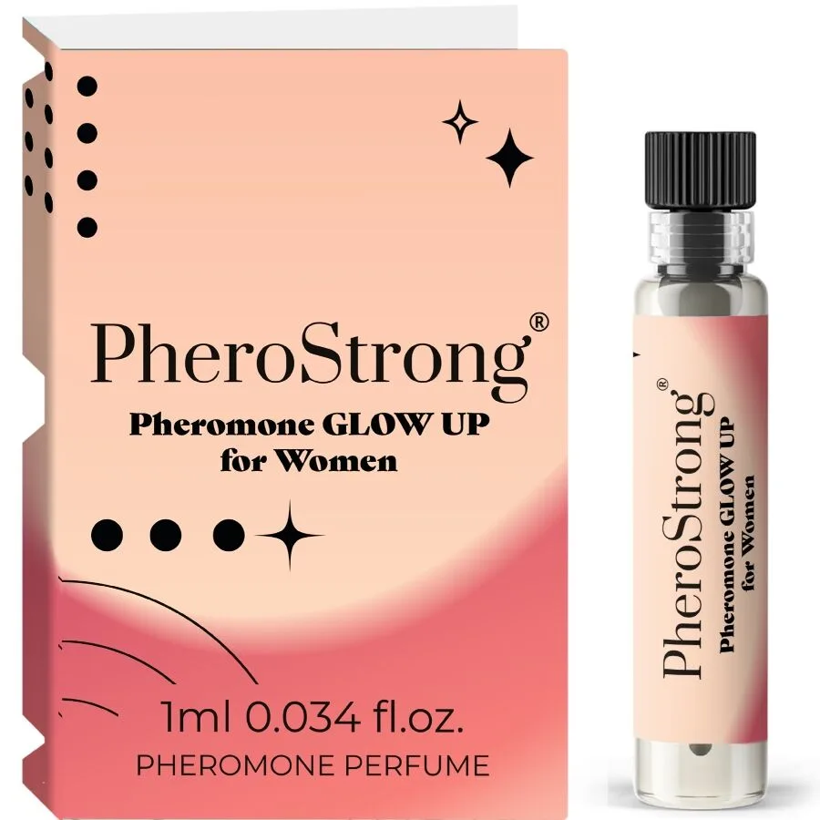 Pherostrong - Glow Up Pheromone Perfume för Kvinnor 1 ml Reseformat