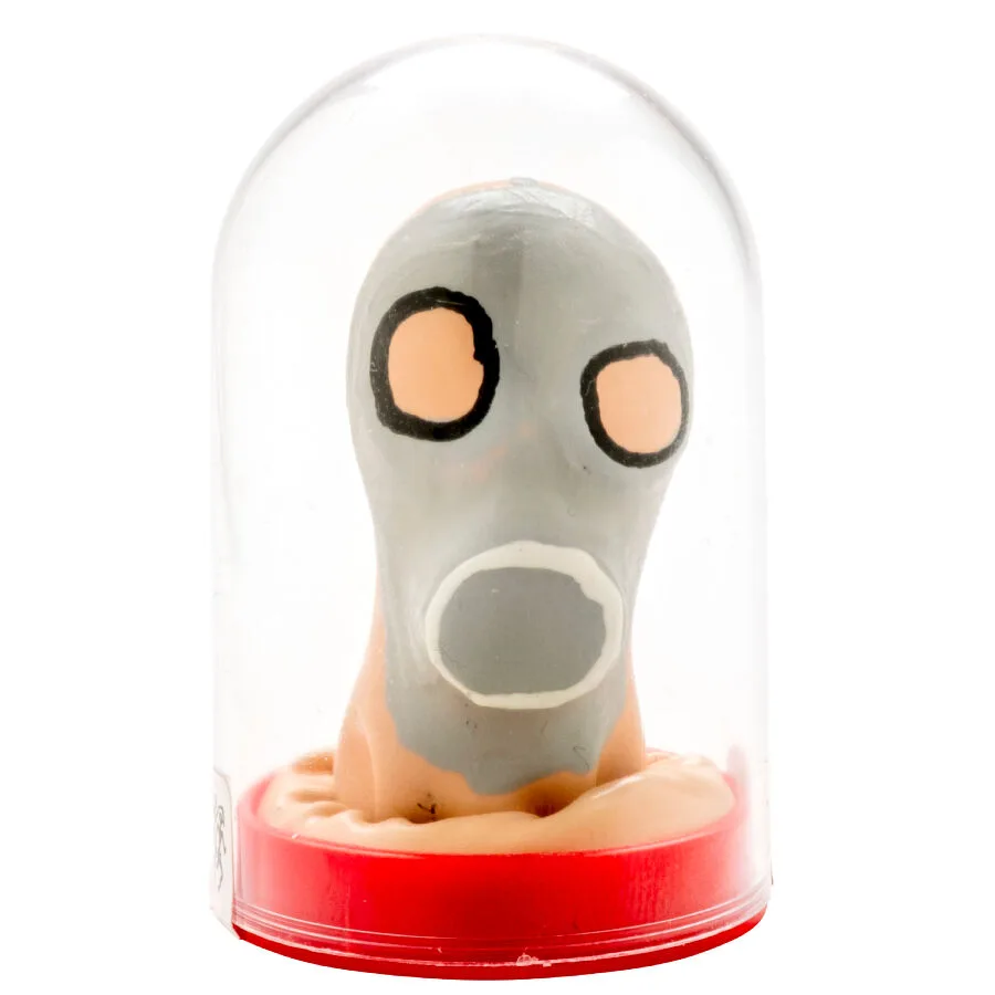 Condomerie – Handmålad Noveltykondom – Gasmask-design