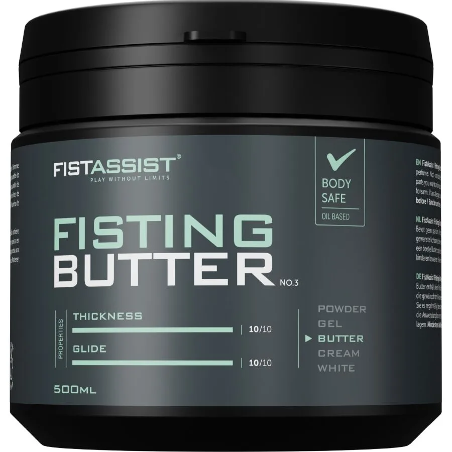 Cobeco - Fist Assist Butter Oljebaserat Glidmedel 500 ml