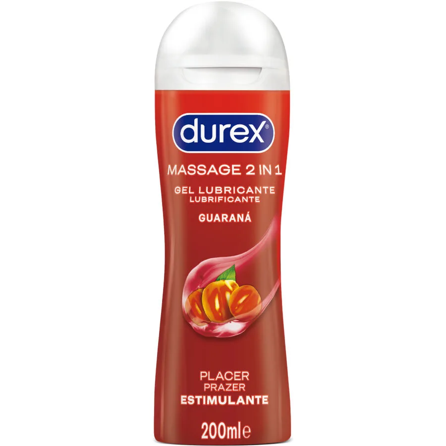 Durex - Guarana Stimulerande Massage & Glidmedel Gel 200ml