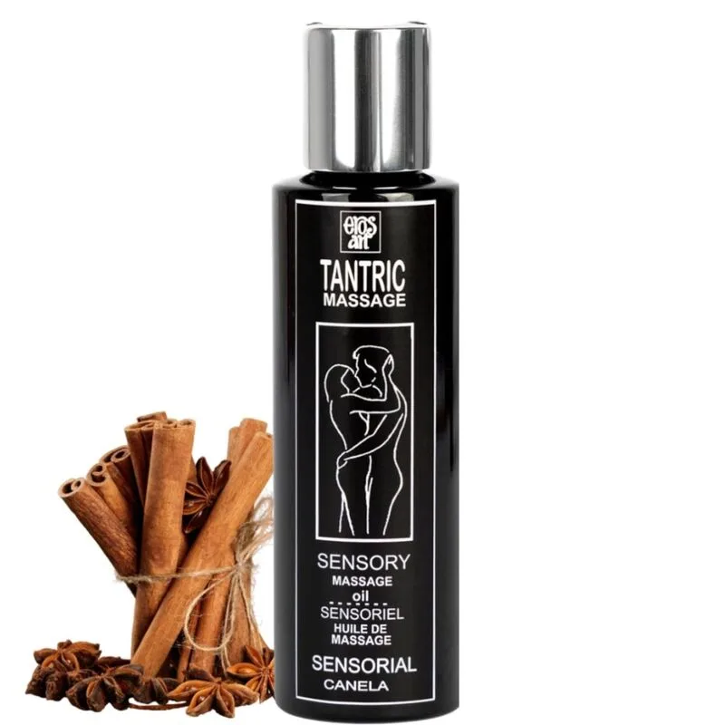 Eros-Art Naturlig Tantrisk Massageolja med Afrodisiakum Kanel – 100 ml