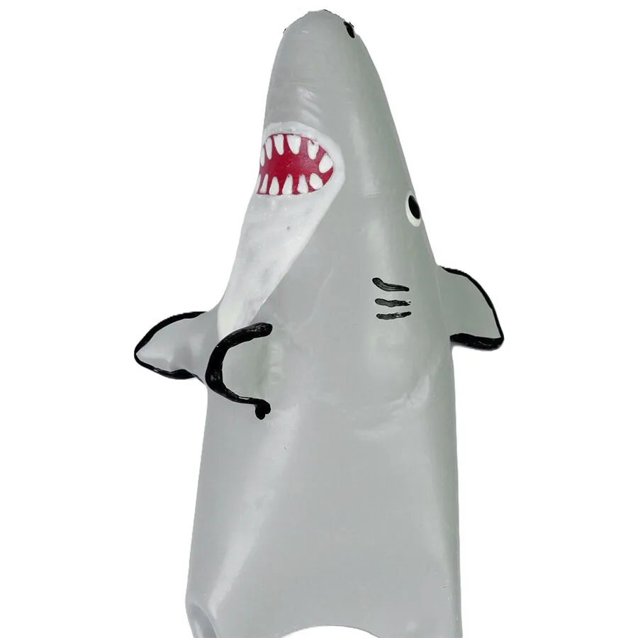 Condomerie – Handmålad Novelty Kondom Hajdesign XL