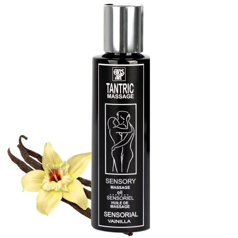 Eros-art - Naturlig Tantrisk Massageolja med Afrodisiakisk Vaniljdoft 100 ml