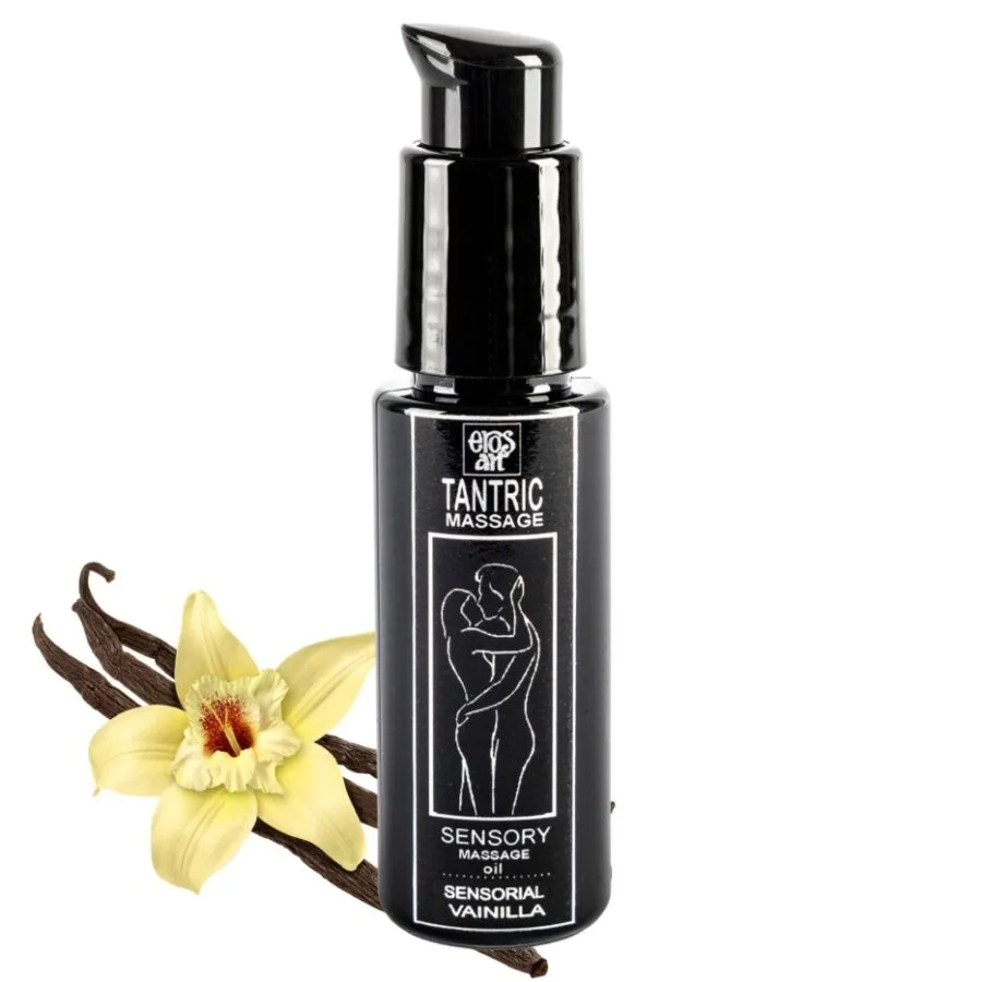 Eros-art - Naturlig Tantrisk Massage & Afrodisiakaolja | Varm Vanilj | 30 ml