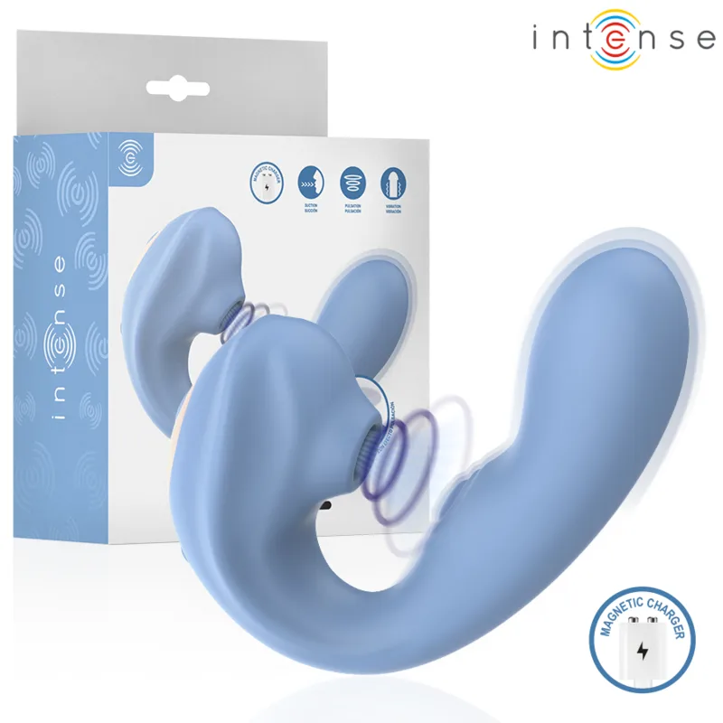 Intense - Gina Multifunction Clitoral & G-Spot Stimulator Blue