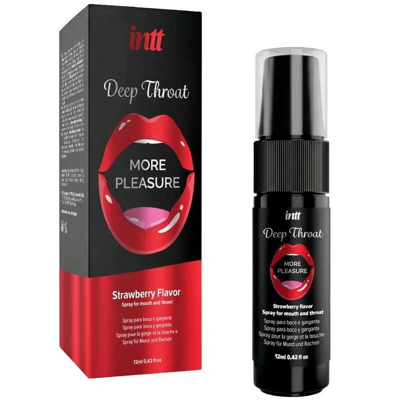 Intt Deep Throat Oral Enhancement Spray – Jordgubbssmak