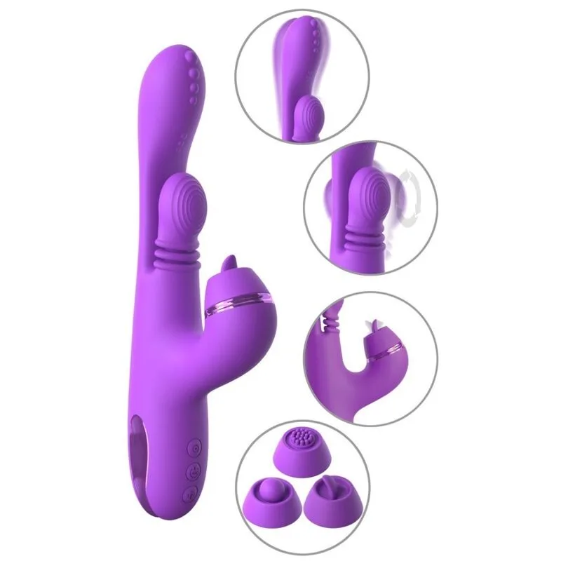 Fantasy for Her - Intimotion Pulse Pro Vibe Rabbit Vibrator - Lila