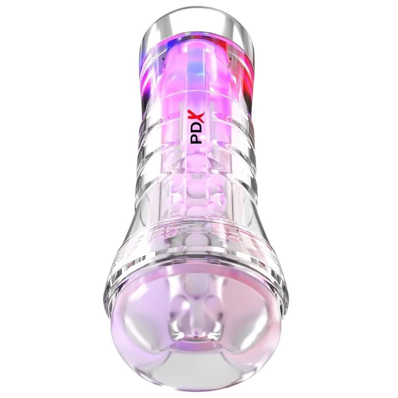 PDX Elite Viewtube XXL LED Transparent Stroker