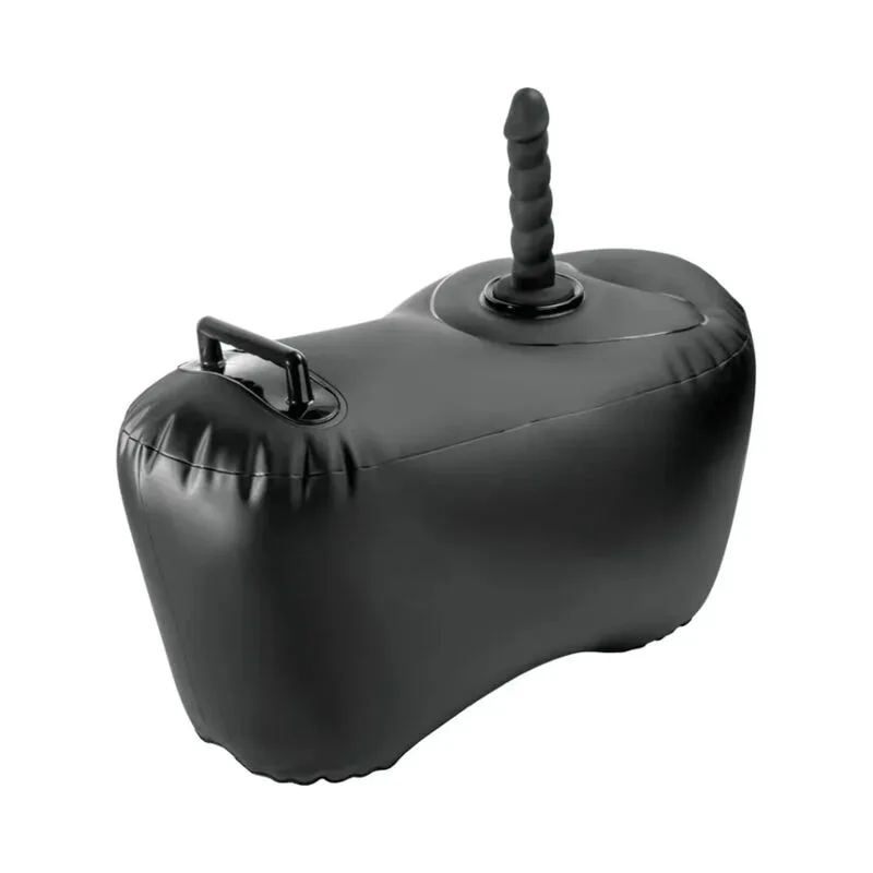 Fetish Fantasy Series - Body Dock Uppblåsbar Kärleksstol med Dildo | Ergonomiskt Positioneringsstöd | Svart