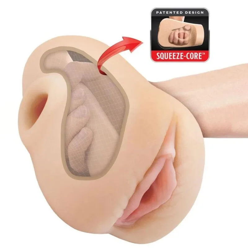 PDX Plus - Realistisk Vaginal Squeeze Stroker Masturbator 18 CM