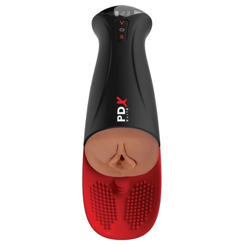PDX Elite - Fap-O-Matic Pro XL Automatisk Vibrerande Stroker Brun