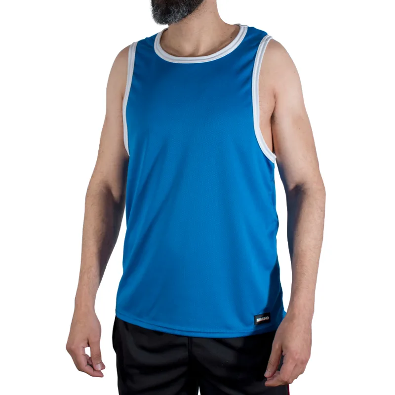 Macho CMV002 Blå Gym T-Shirt