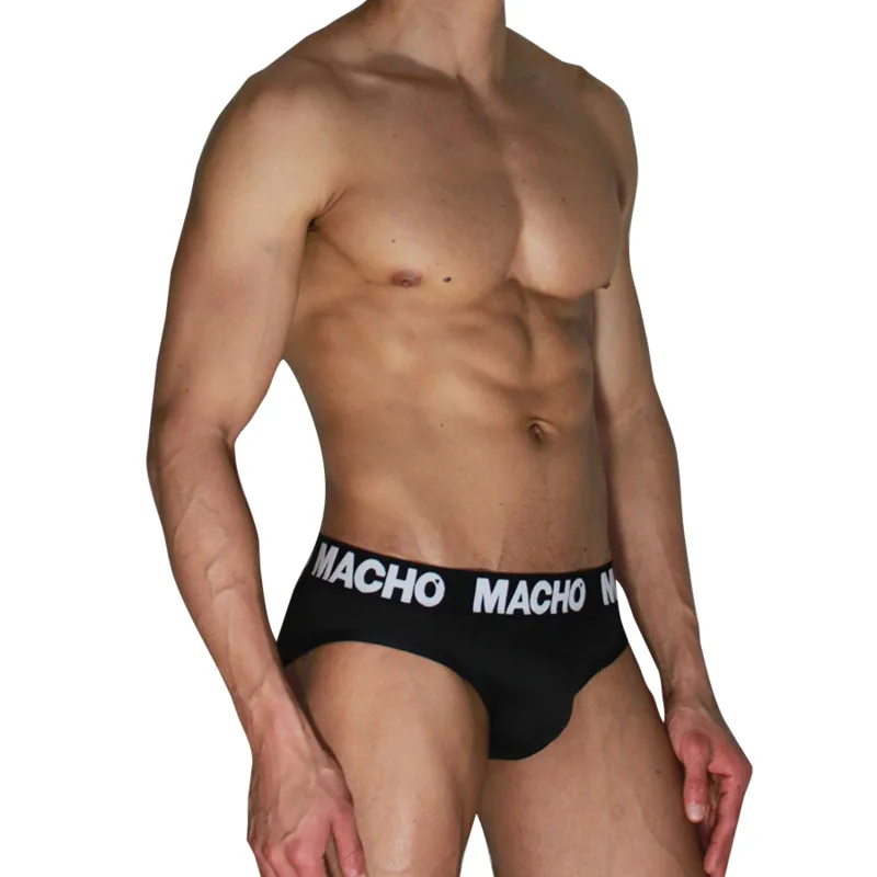 Macho - MCH007 Classic Brief Svart + Svart