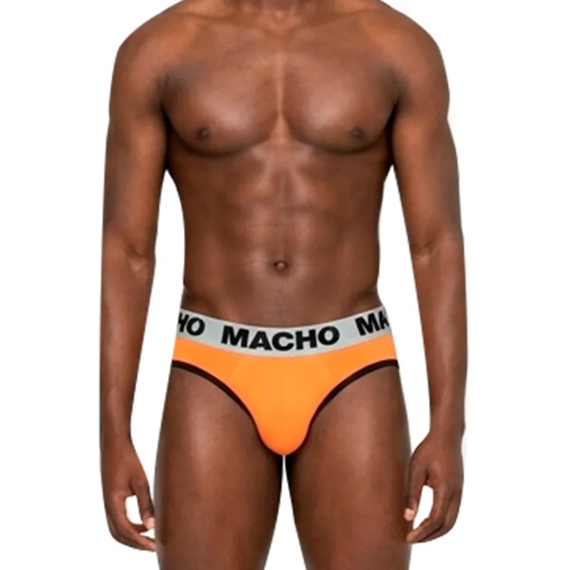 Macho MCH012 Formgivande Herrkalsonger i Orange – XL
