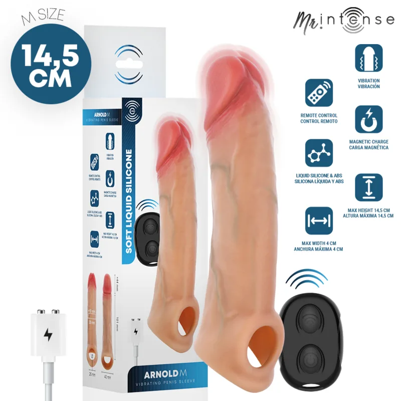 Mr Intense - Arnold M Ultra-Realistic Vibrating Penis Sleeve