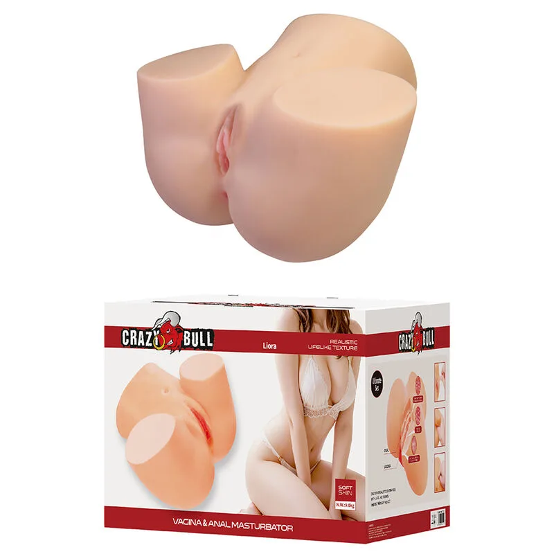 Crazy Bull - Liora XXL Dual-Entry Vibrating Masturbator with Vaginal and Anal Stimulation