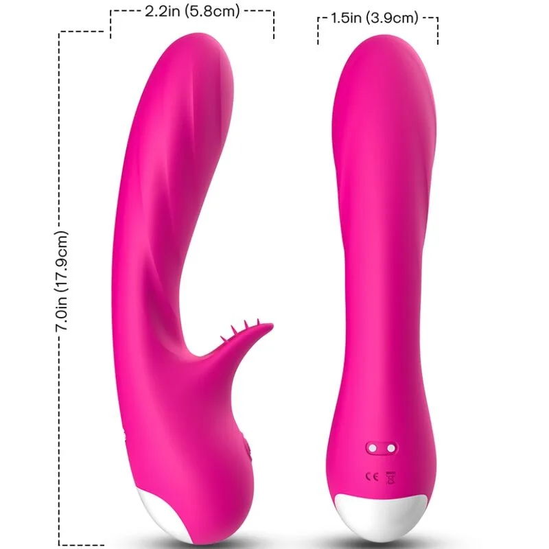 Armony - Romance Dual Stimulation Vibrator med Klitorisstimulator i Fuchsia